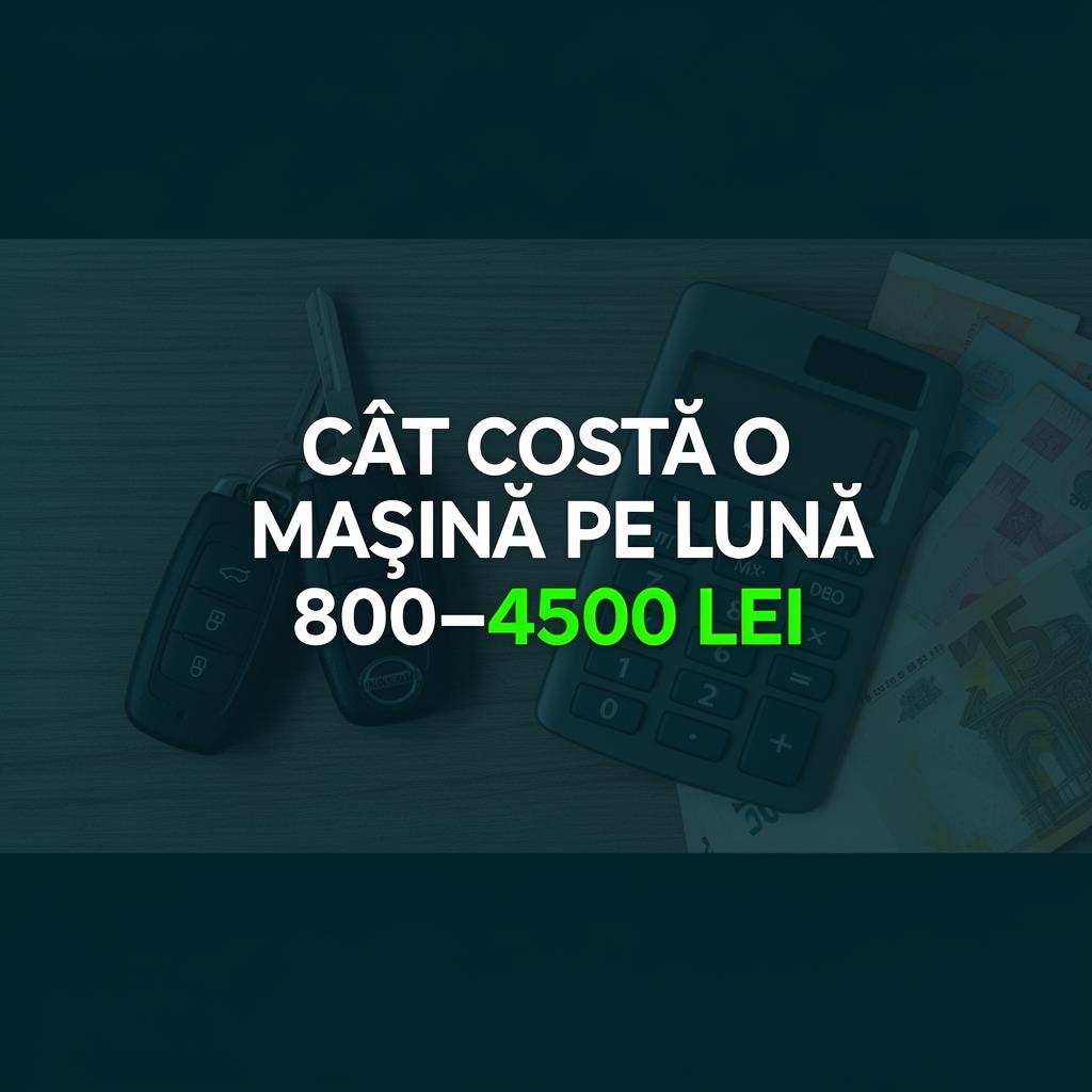 Cât Costă O Mașină Pe Lună în România în 2026: Calcul Complet pe 5 Bugete