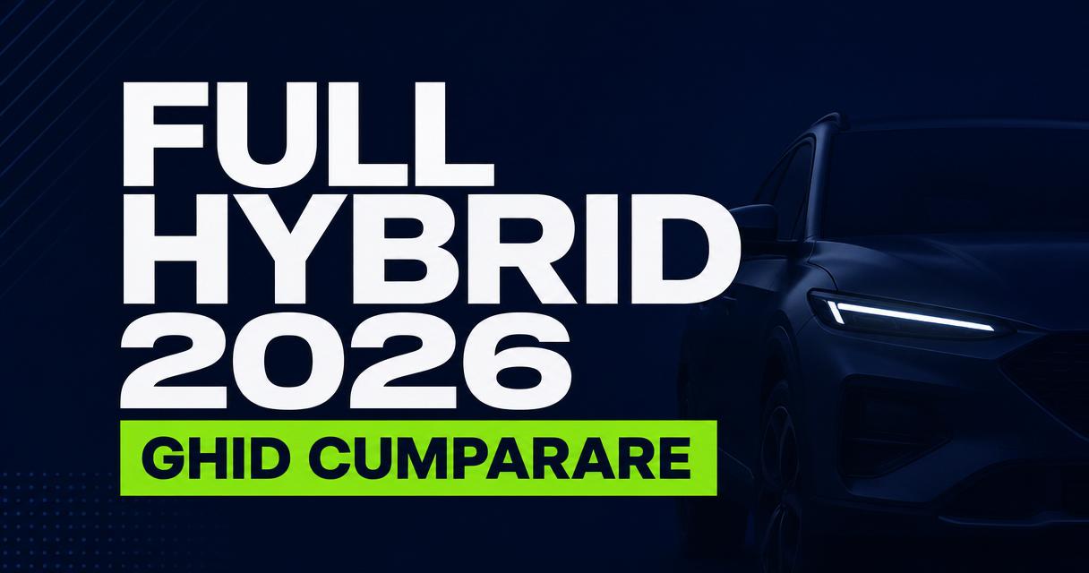 Mașini Hibride Full Hybrid în România 2026: Ghid Complet pentru Cumpărători