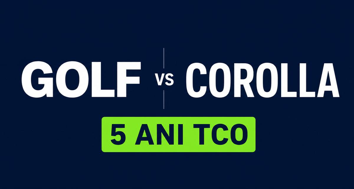 Volkswagen Golf vs Toyota Corolla Hybrid: Care Este Mai Ieftină pe 5 Ani în România?